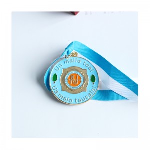 Wholesale Metal Enamel Copper Gold Plated Army Style Custom Honor Award Medal for Souvenir