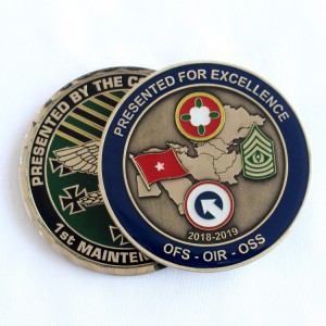 Wholesale Promotional Gift Souvenir Metal Military Challenge Coin