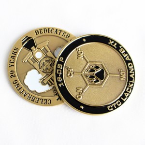 Wholesale Custom Metal Art Crafts Military Souvenir Coin Commemorative Activity Metal Custom Challenge Coins