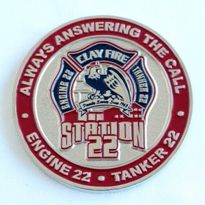 3D USN challenge coin