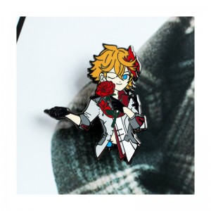 Soosaaraha Xirfadlaha Gaarka ah Tayada Sare ee Adag Anime Enamel Pin calaamad biinanka caanka ah ee biinanka