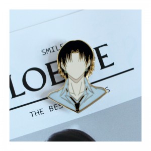 Professional Manufacturer Custom High Quality Hard Anime Enamel Pin Badge Popular Metal Lapel Pins