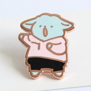 Cartoon Fashionable Bulk Transparent Glass Girl Hard Anime Metal Pin Custom Logo Made Enamel Pin Manufacture