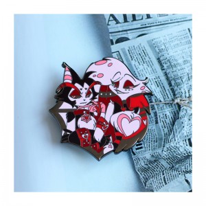 Professional Manufacturer Custom High Quality Hard Anime Enamel Pin Badge Popular Metal Lapel Pins