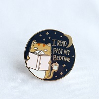 reading cat pins