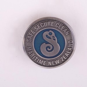 New Zealand Maritme sektor pin adat lencana perdagangan organisasi khusus