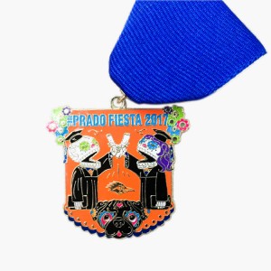 Wholesale Decorative Ornamental Perforated Metal Custom Fiesta Medal