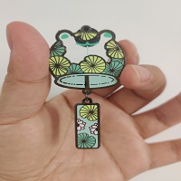 wind bell badge
