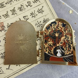 custom hinge enamel pin