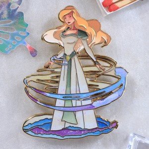 printing UV khusus lan glitter anime hard enamel pin