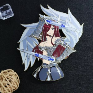 anime adat transparan lan mutiara hard enamel pin